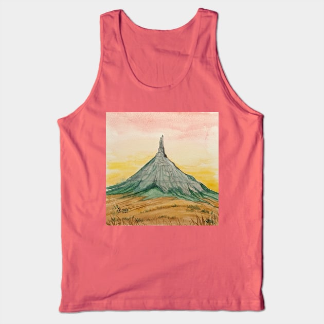 Chimney Rock landmark Tank Top by Matt Starr Fine Art